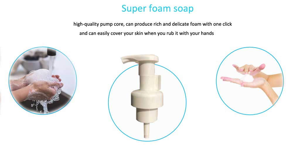 43/410 0.8cc manually pressed foam pump