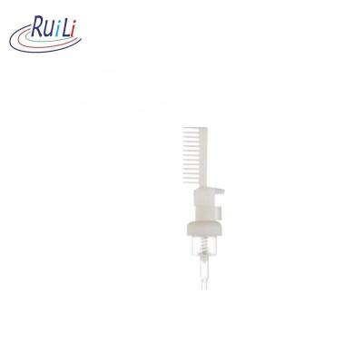  30mm 0.4cc Pompe à mousse en plastique blanc avec clip